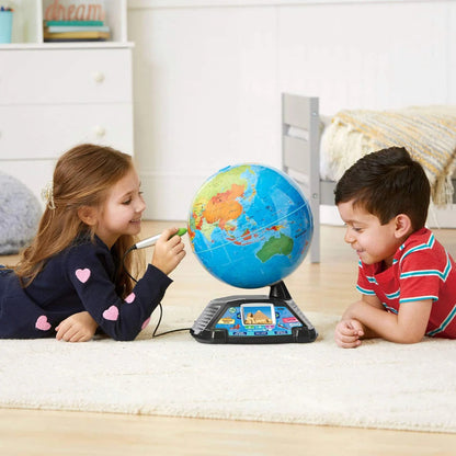 Globe vidéo éducatif pour enfants