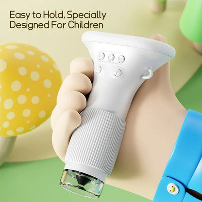Microscope de poche amusant pour enfants Kit scientifique grossissement 1000X