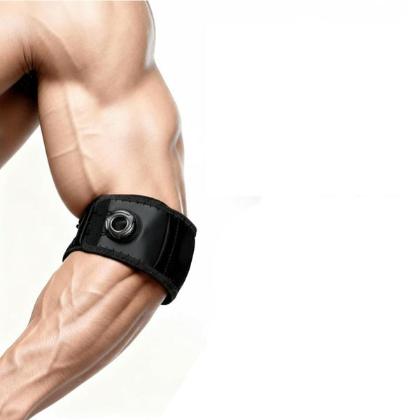 Flexible Elbow Compression Wrap with Adjustable Tightening Strap - Ortekor