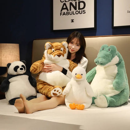 Cadeau Peluches Panda et Crocodile Mignons