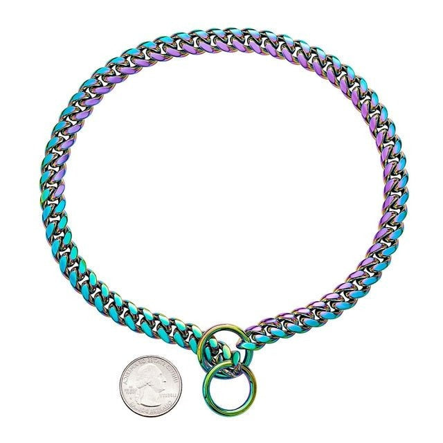 Collier chiot en métal durable, plusieurs couleurs disponibles