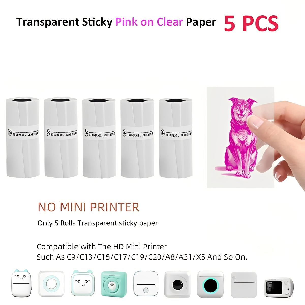 Imprimante photo compacte sans fil avec Bluetooth