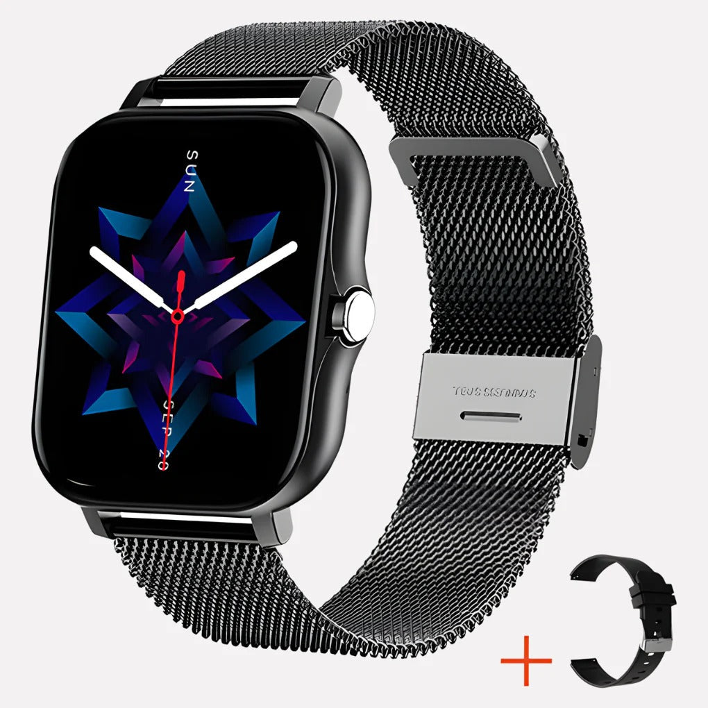 Montre connectée de sport étanche avec alerte SOS