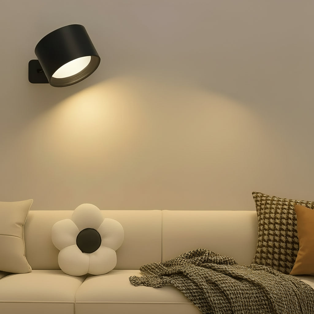 Applique murale LED réglable avec tête rotative