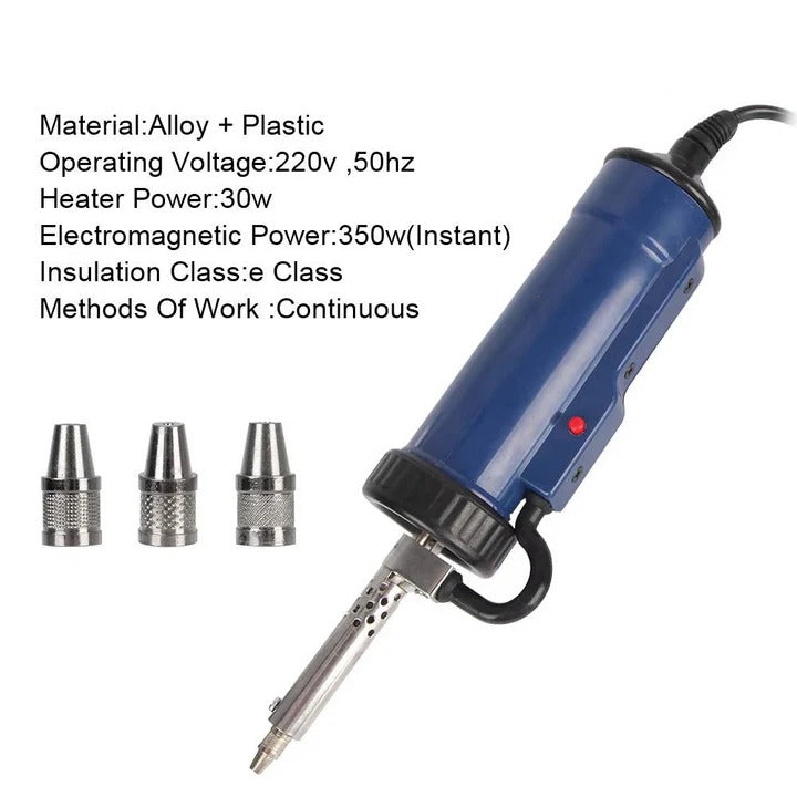 Outil de dessoudage portable avec plusieurs pannes