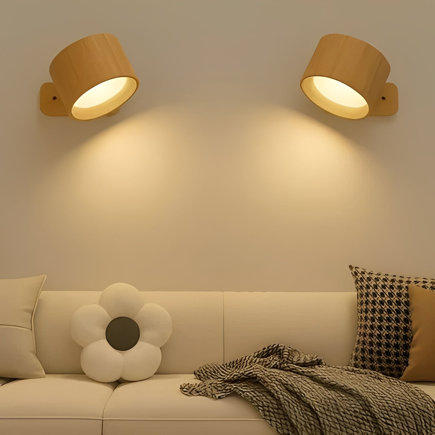 Applique murale LED réglable avec tête rotative
