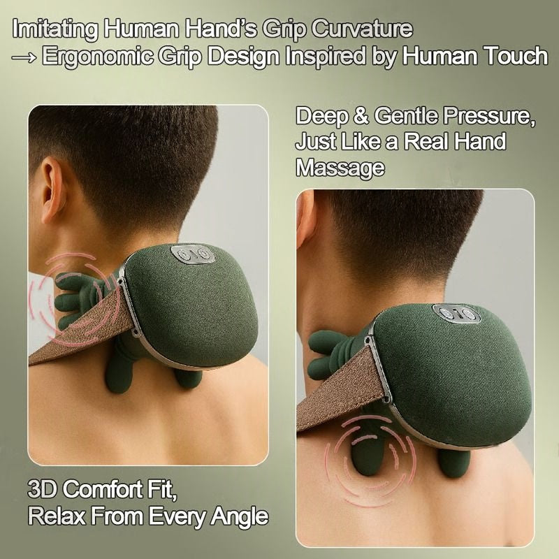 Écharpe massante chauffante pour le soulagement de la nuque et des épaules