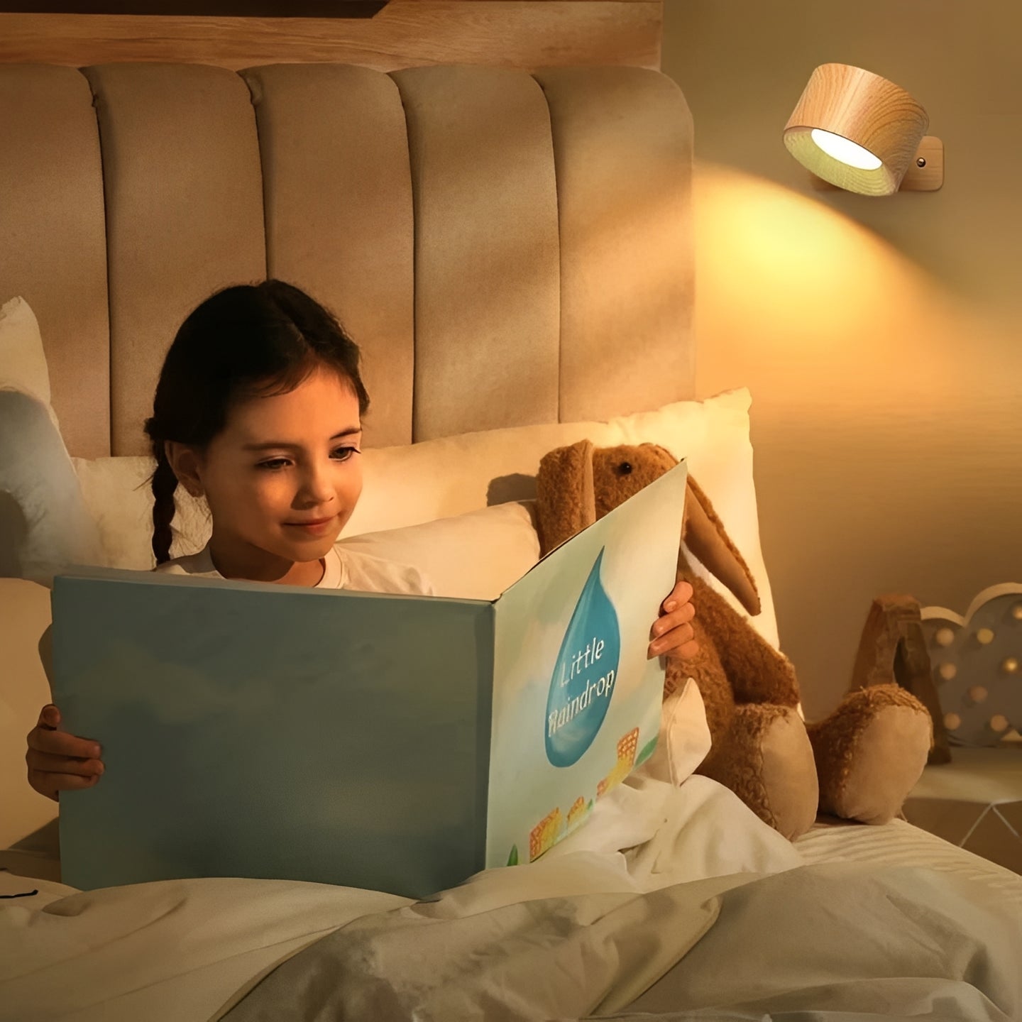 Applique murale LED réglable avec tête rotative