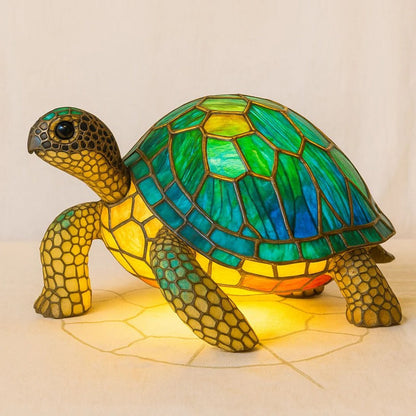 Lampe de Bureau Tortue Douillette à Lumière Chaude et Douce