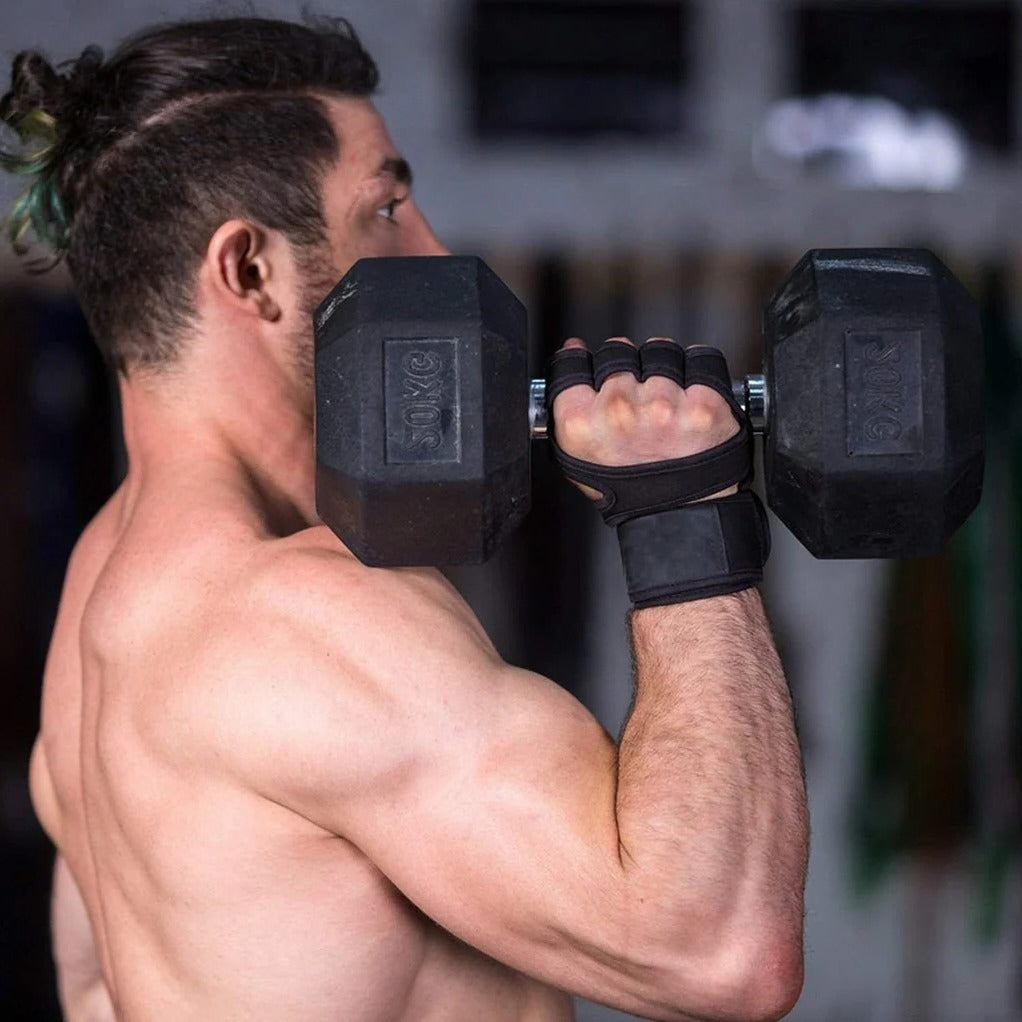 Gants de sport ventilés sans doigts pour hommes