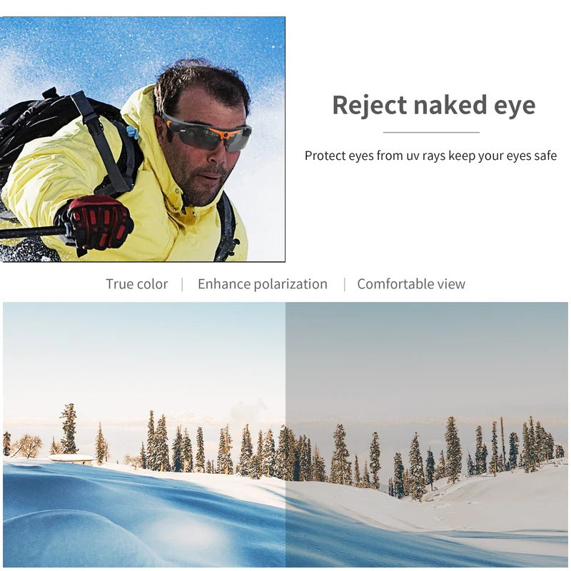 Lunettes de vision claire et objectif de caméra HD
