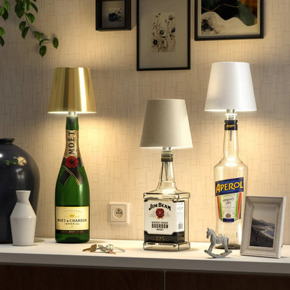 Luminova – Wireless LED Bottle Lamp with Adjustable Glow