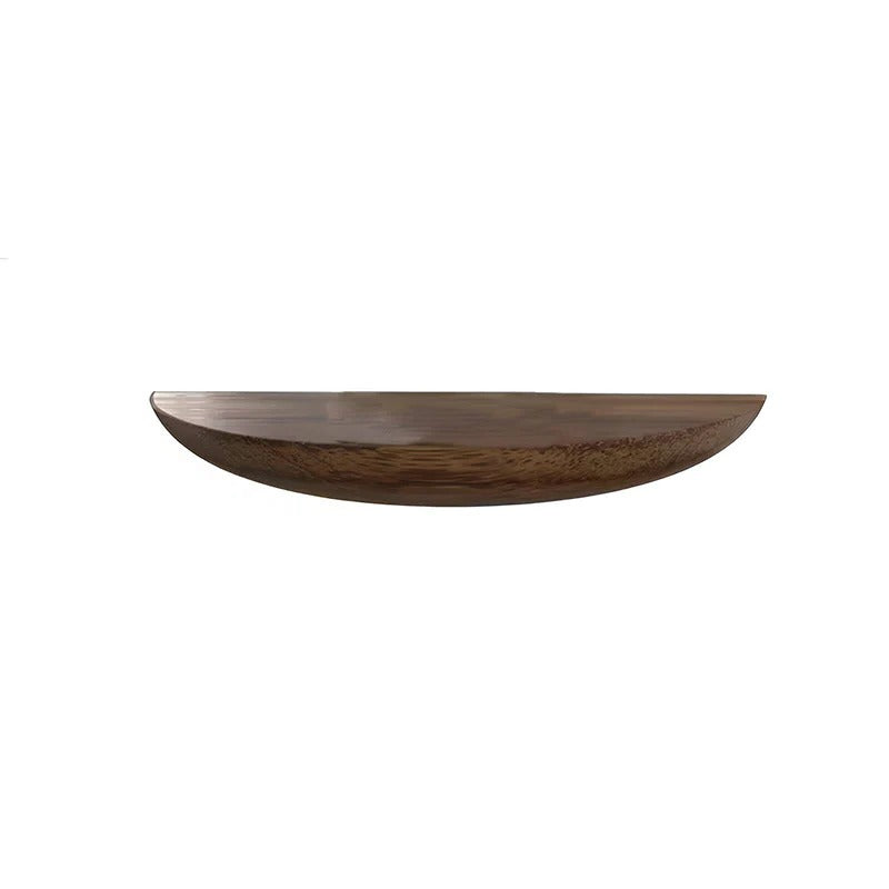 Étagère murale ronde en bois pour la décoration intérieure