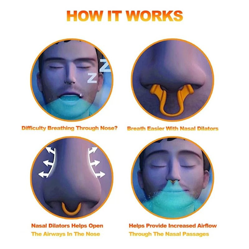 Clip Nasal Confortable pour Respirer la Nuit