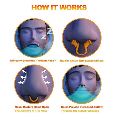 Clip Nasal Confortable pour Respirer la Nuit