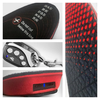 Rechargeable Warming Foot Inserts – 3 Heat Settings, Wireless Design for Winter Boots, Shoes & Outdoor Footwear