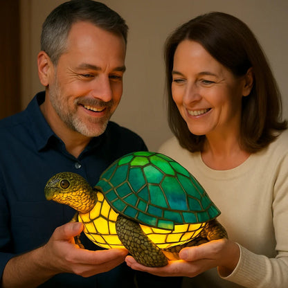Lampe de Bureau Tortue Douillette à Lumière Chaude et Douce