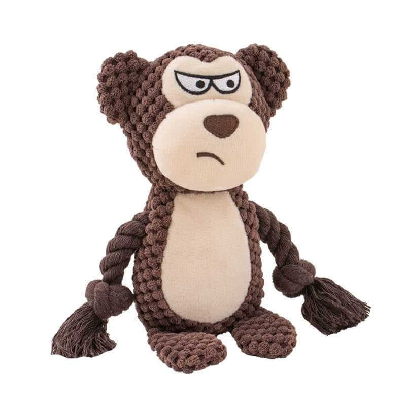 Jouet à mâcher en peluche Pieuvre avec couineur pour chiens