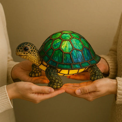 Lampe de Bureau Tortue Douillette à Lumière Chaude et Douce