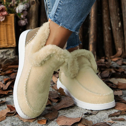 Bottines douillettes pour femme, légères et confortables
