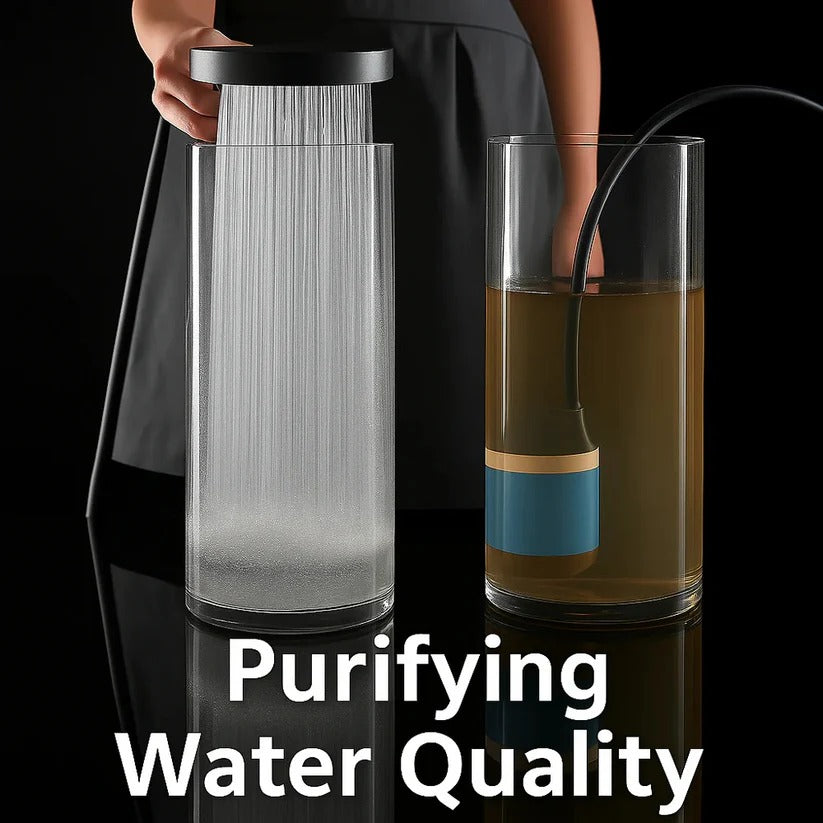 Pommeau de douche purifiant avec plusieurs réglages de jet