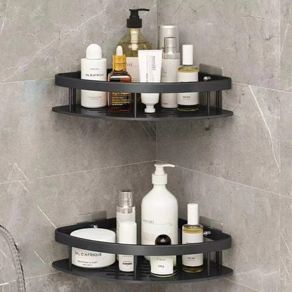 Étagère de douche d'angle peu encombrante