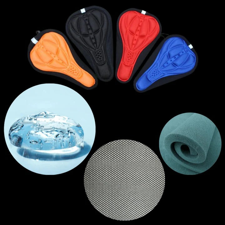 Coussin de Selle de Vélo Confort Gel avec Amorti