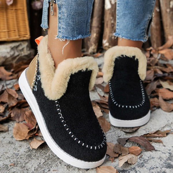 Bottines douillettes pour femme, légères et confortables