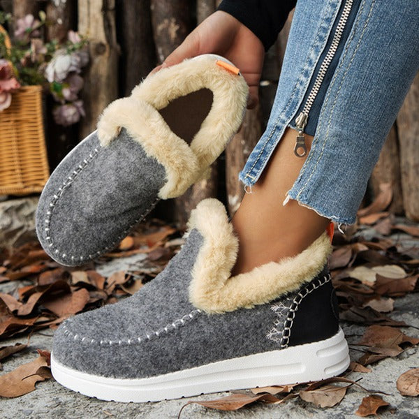 Bottines douillettes pour femme, légères et confortables
