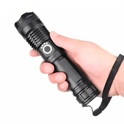 Lampe torche LED portable avec lumière vive focalisable