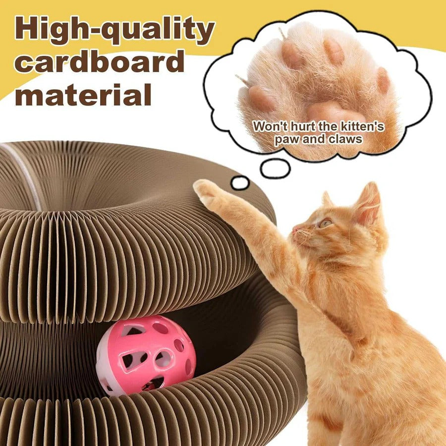 Arbre à chat amusant avec balle rotative, lot de 2 pièces