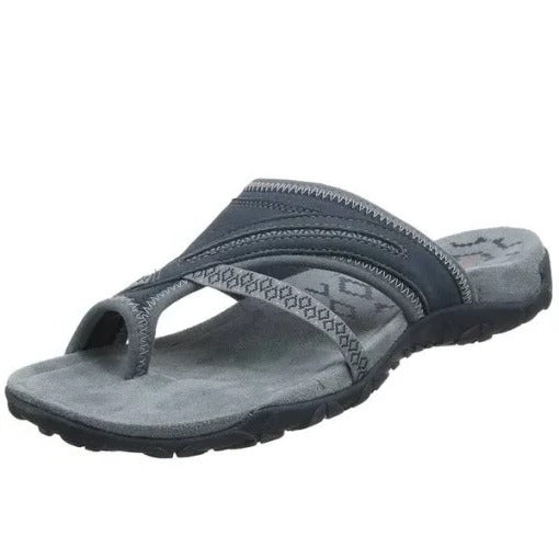 Women's Platform Wedge Sandals with Arch Support – Orthopedic Cushioned Footbed Casual Summer Shoes for All-Day Walking Comfort