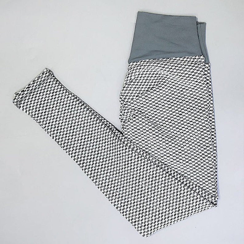 Legging de sport taille haute à motifs pour femme