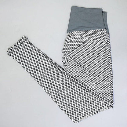 Legging de sport taille haute à motifs pour femme