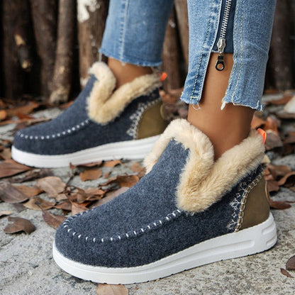 Bottines douillettes pour femme, légères et confortables