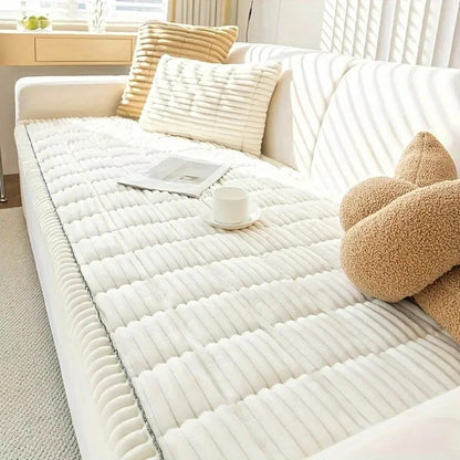 Housse de protection en tissu doux avec bords volantés
