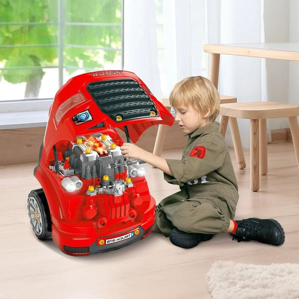 Kids Large Truck Engine Playset - Ortekor