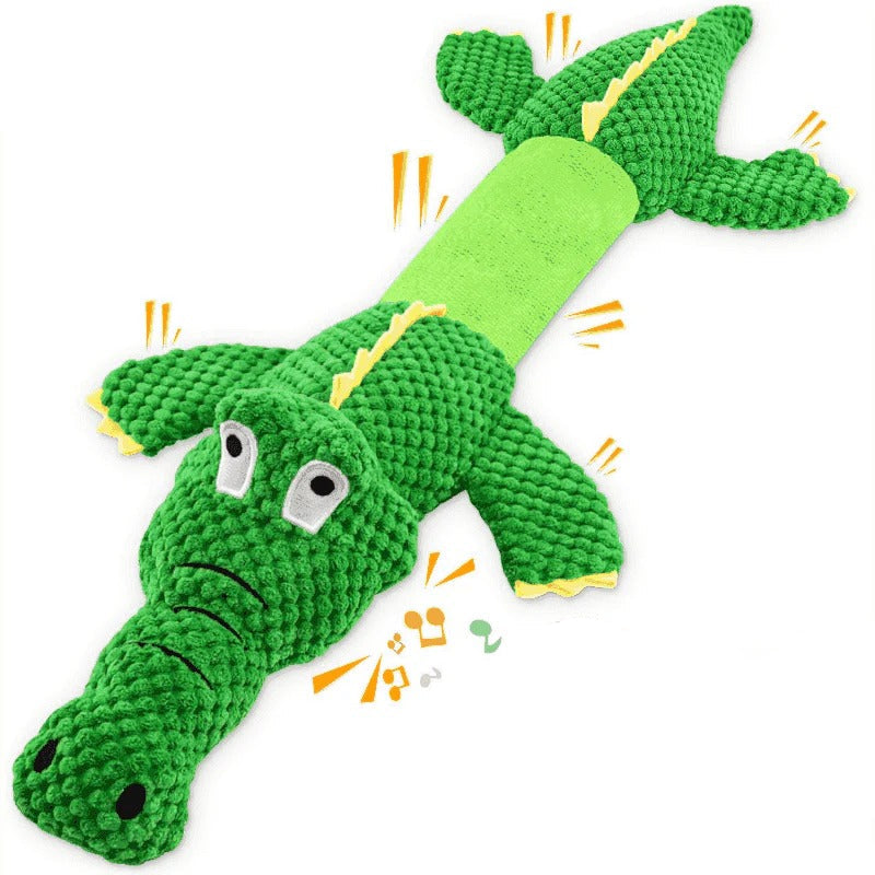 Jouet à mâcher en peluche Pieuvre avec couineur pour chiens