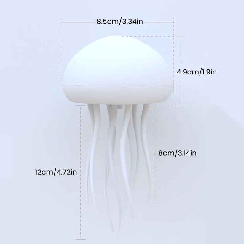 Lampe de table méduses LED colorées intelligentes