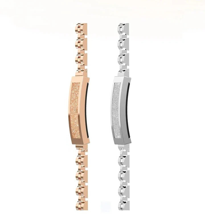 Bracelet en chaîne argenté tendance pour femme