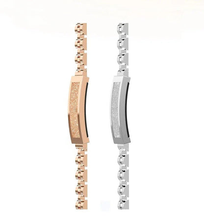 Bracelet en chaîne argenté tendance pour femme