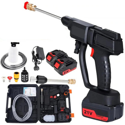 Nettoyeur haute pression portatif rechargeable avec deux batteries