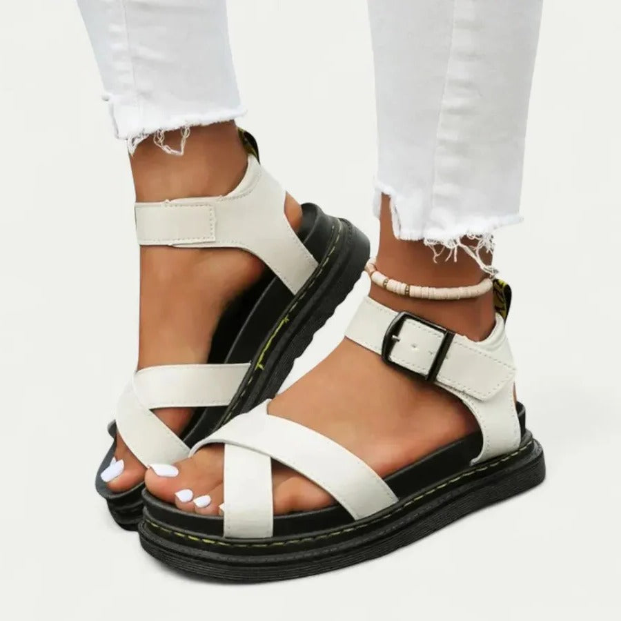 Sandales à talons hauts confortables pour femme avec bride réglable