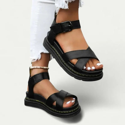 Sandales à talons hauts confortables pour femme avec bride réglable