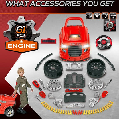 Kit de jeu moteur de grand camion pour enfants