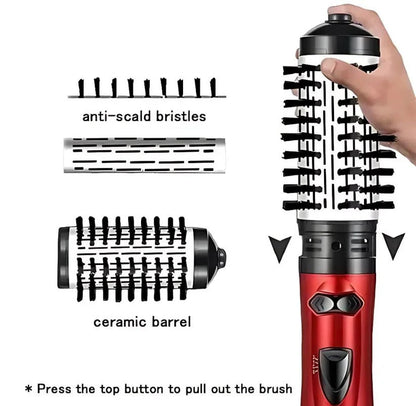 Brosse Coiffante Sèche-Cheveux Rotative à 360°