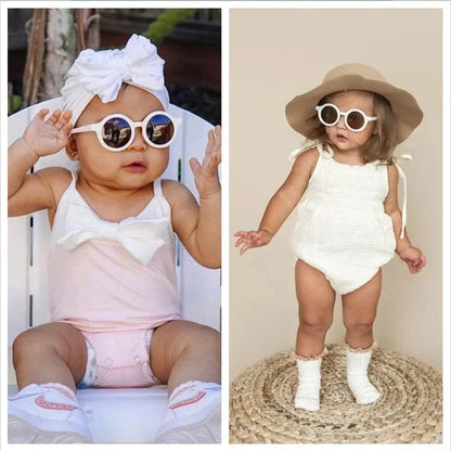 Toddler Sunglasses with UV400 Protection – Flexible Lightweight Frame for Kids Ages 0-3 Years