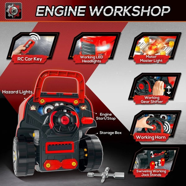 Kit de jeu moteur de grand camion pour enfants