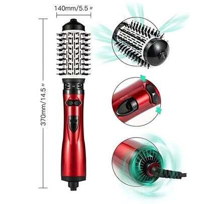 Brosse Coiffante Sèche-Cheveux Rotative à 360°