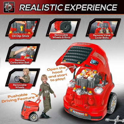 Kit de jeu moteur de grand camion pour enfants